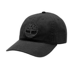 Timberland Soundview Mens Black Baseball Cap Cotton Canvas Adjustable Hat NWT OS
